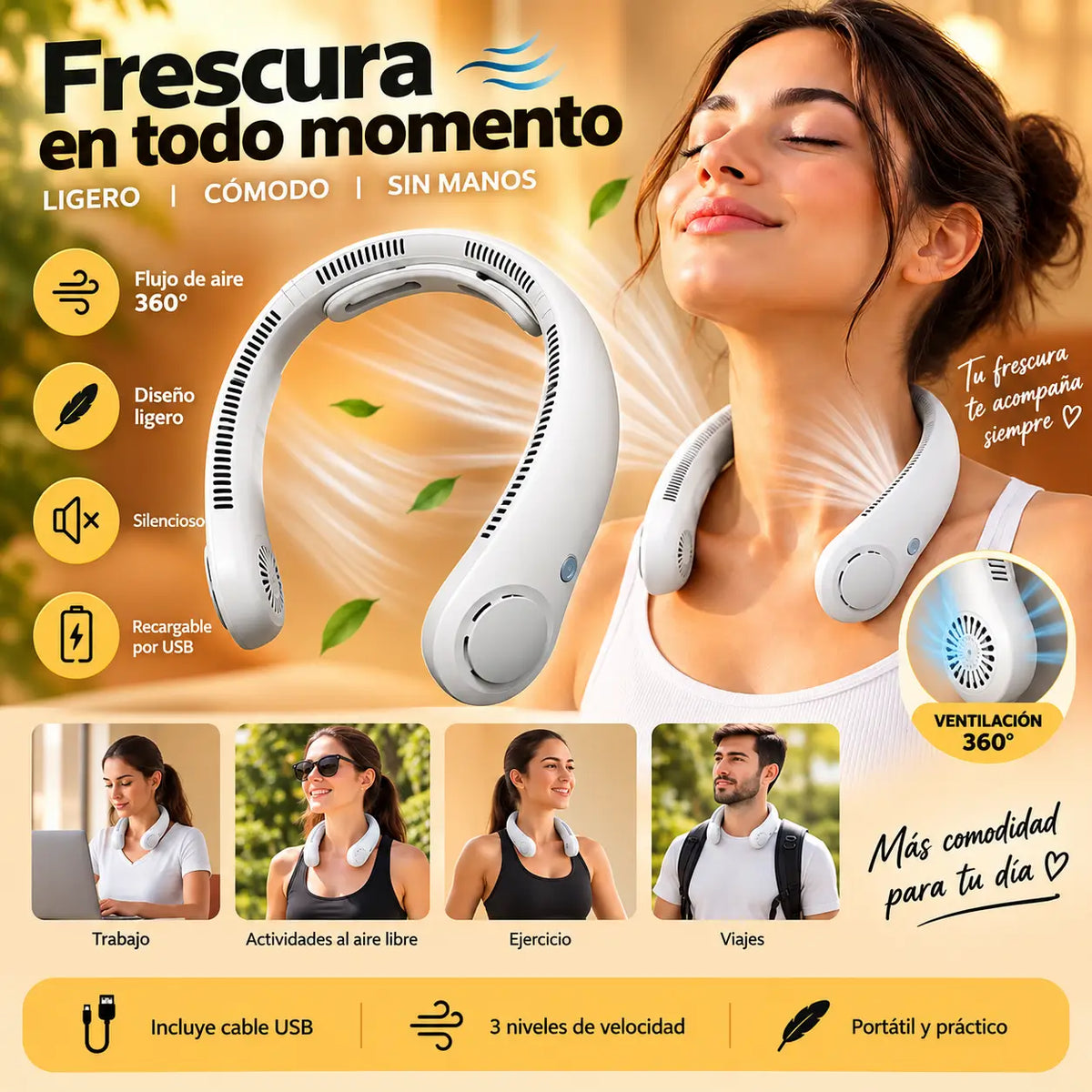 Ventilador de cuello