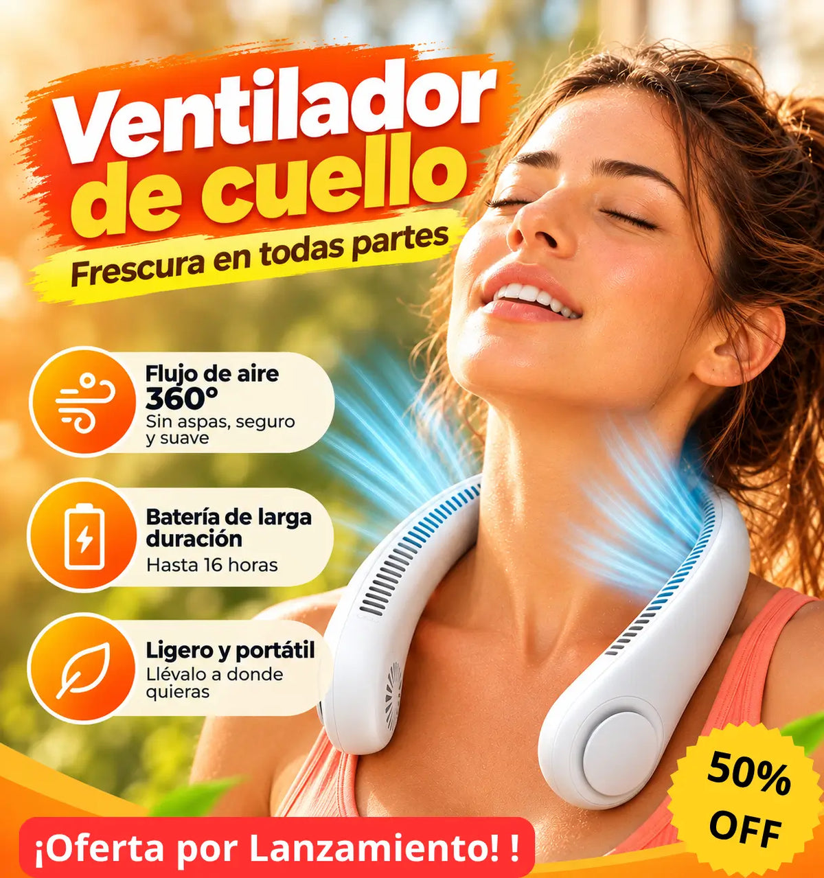 Ventilador de cuello